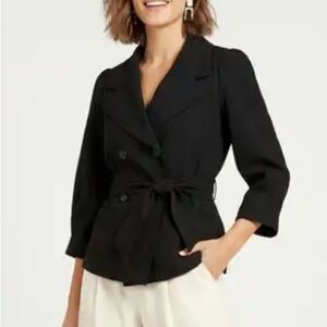 WORTHINGTON 3/4 Sleeve Black Blazer Jacket